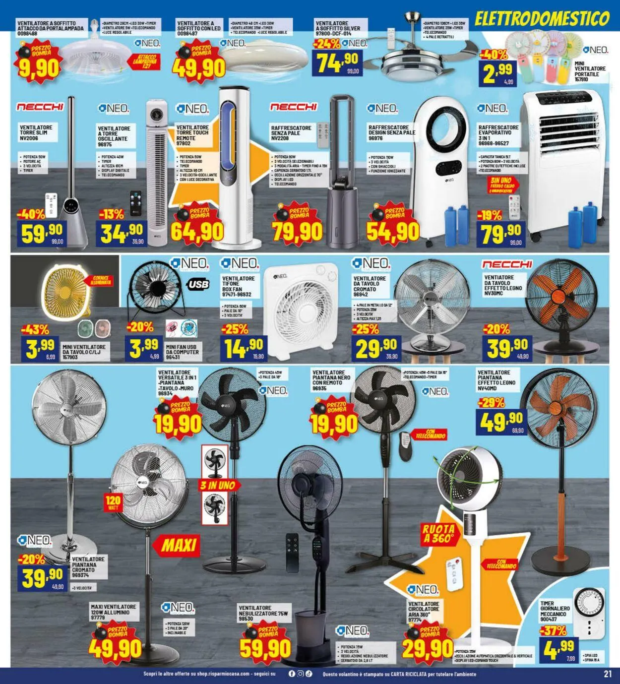Risparmio Casa Volantino attuale da 23 giugno a 29 giugno di 2025 - Pagina del volantino 21