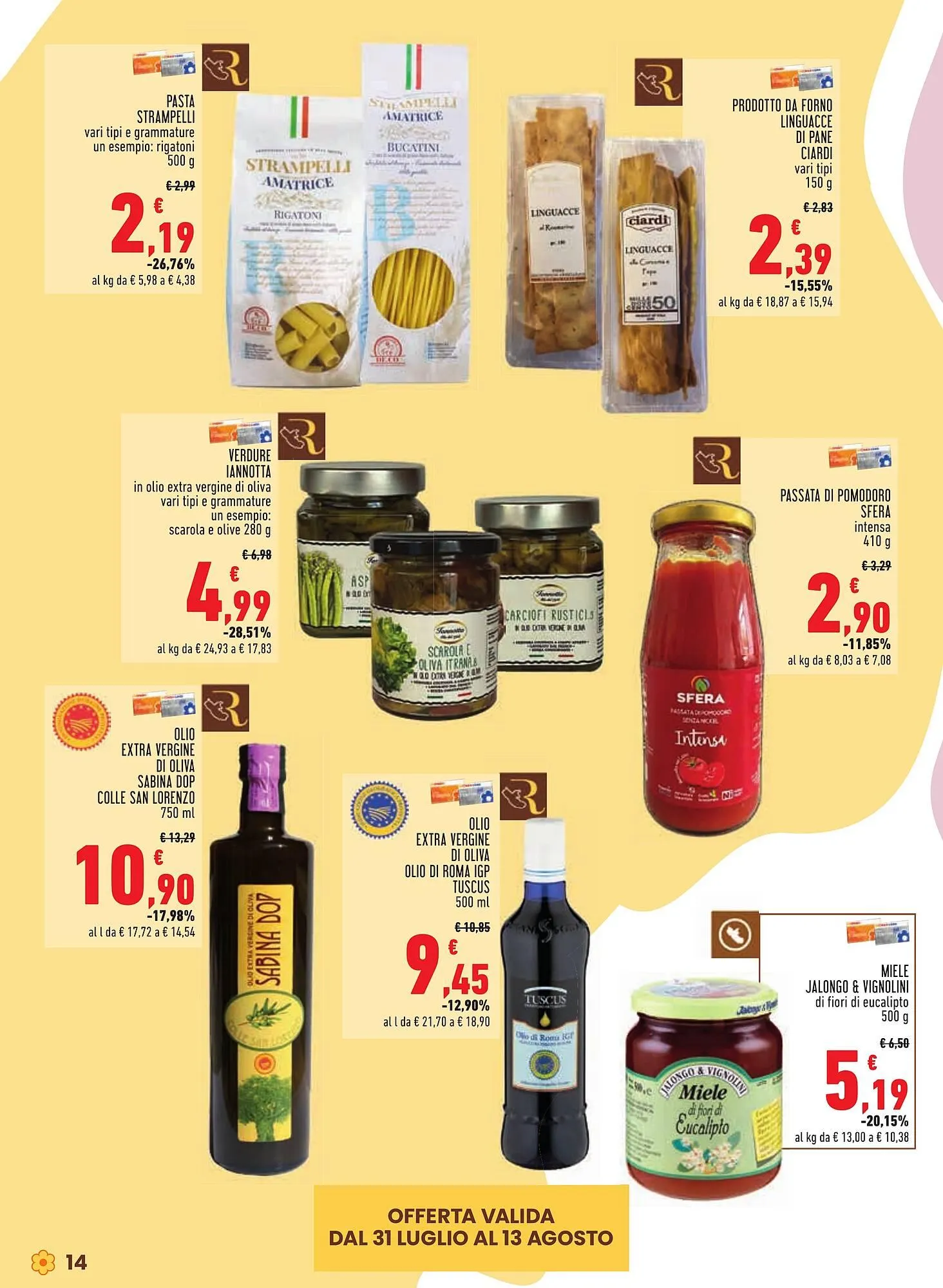 Volantino Conad da 31 luglio a 13 agosto di 2025 - Pagina del volantino 14
