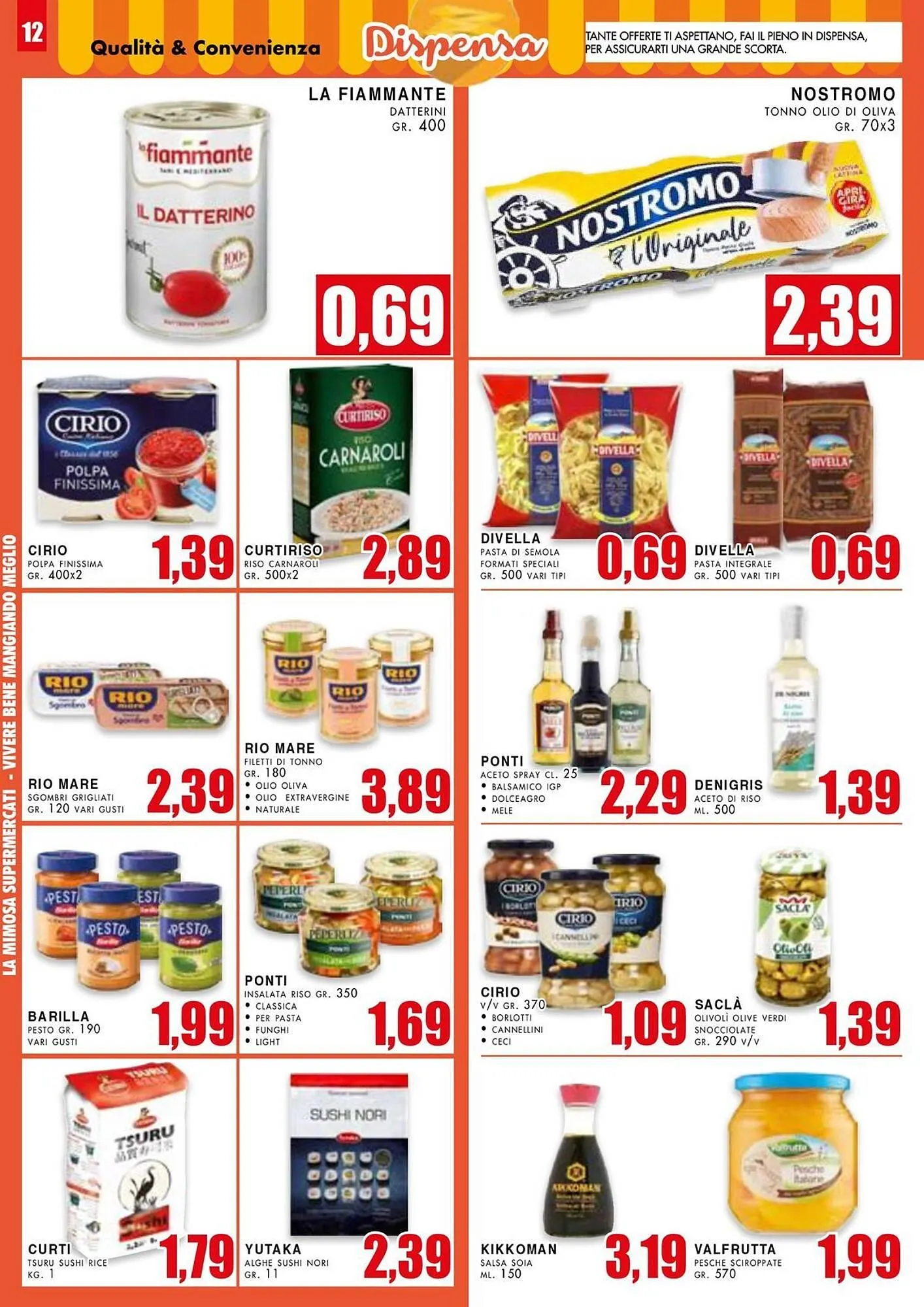 Volantino La Mimosa Supermercati da 3 giugno a 15 giugno di 2025 - Pagina del volantino 12
