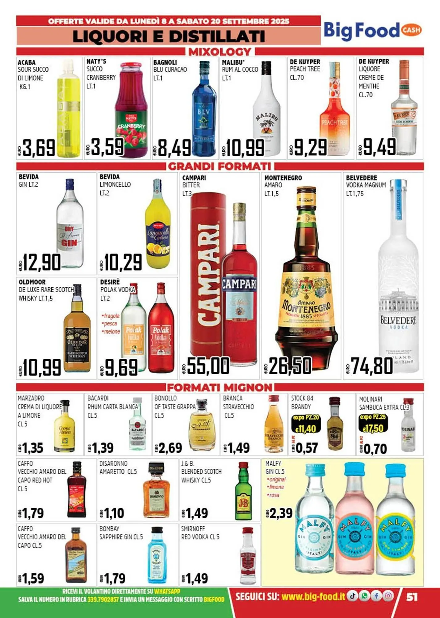 Volantino Big Food da 8 settembre a 20 settembre di 2025 - Pagina del volantino 51