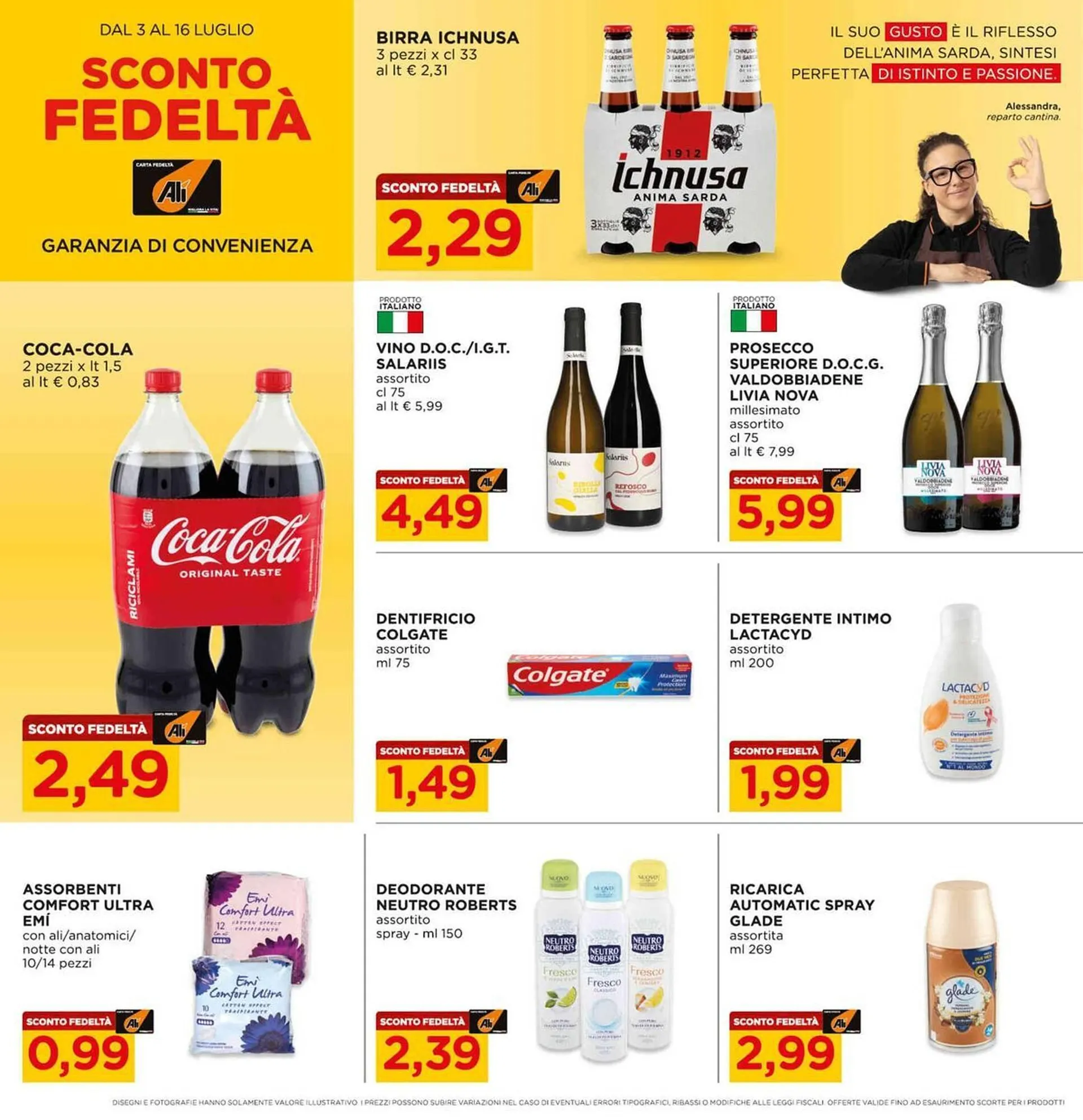 Volantino Alì Supermercati da 3 luglio a 17 luglio di 2025 - Pagina del volantino 16