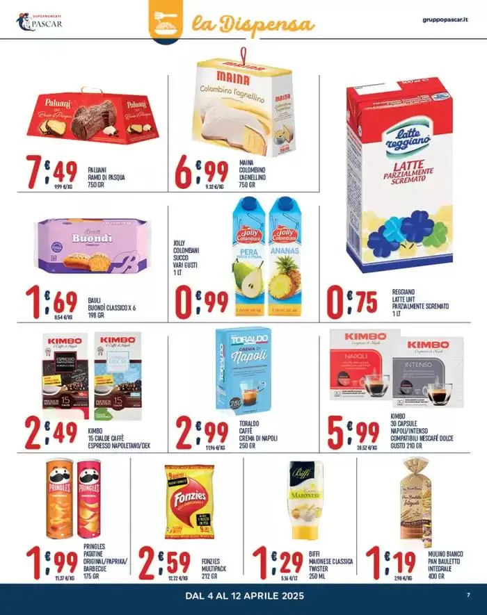 Offerte in festa da 4 aprile a 12 aprile di 2025 - Pagina del volantino 7