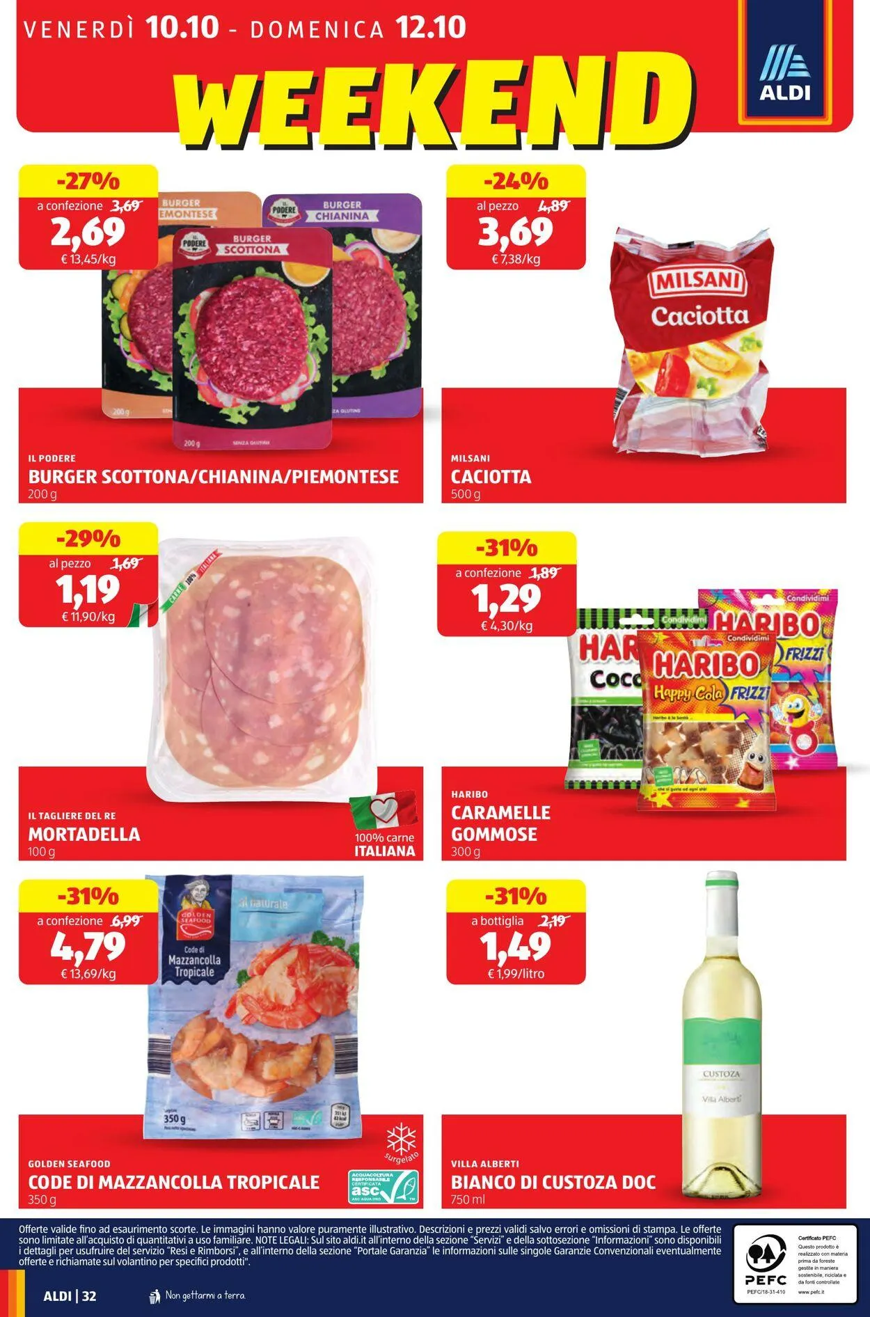 Aldi Volantino attuale da 6 ottobre a 12 ottobre di 2025 - Pagina del volantino 32