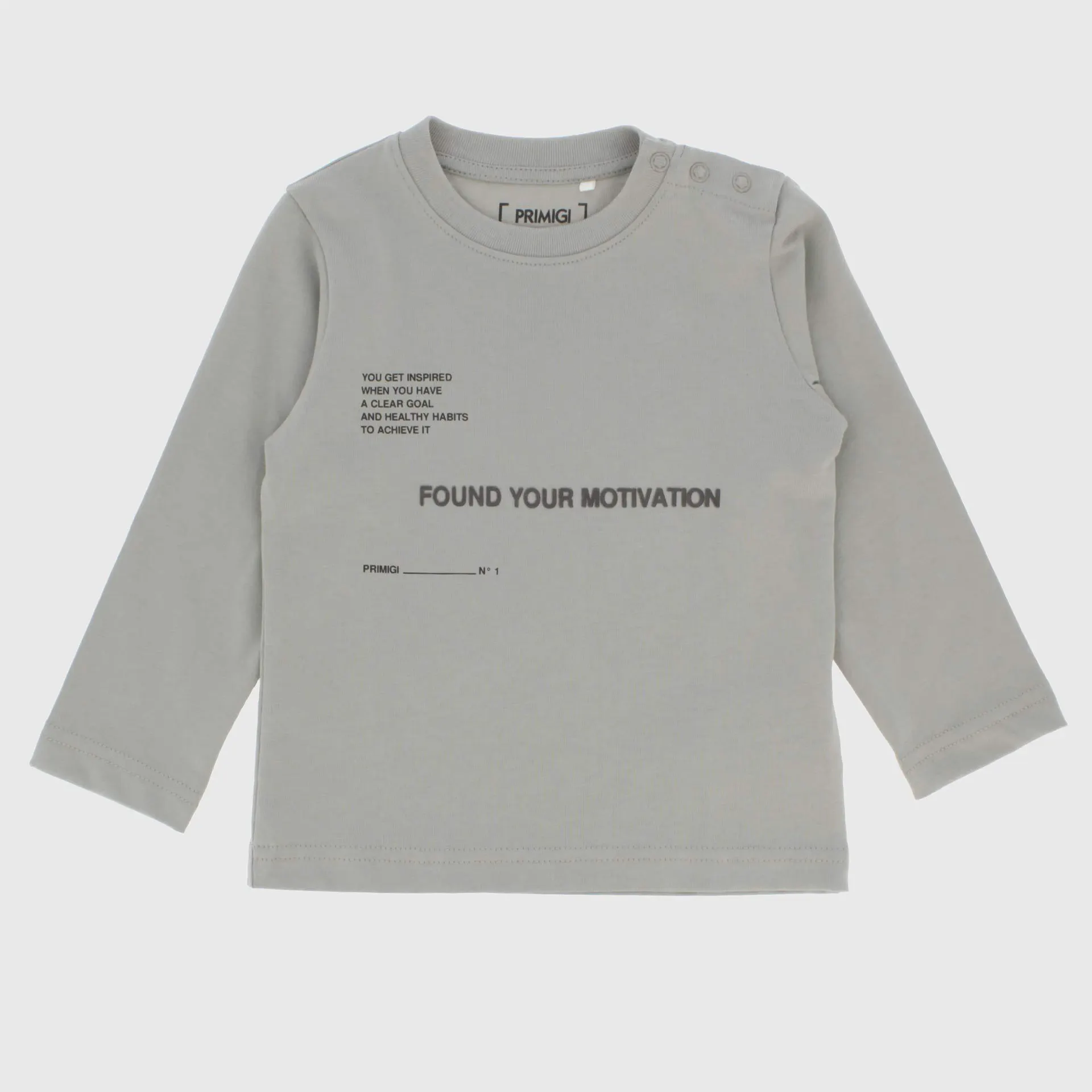 Maglietta in jersey da bambino, grigio