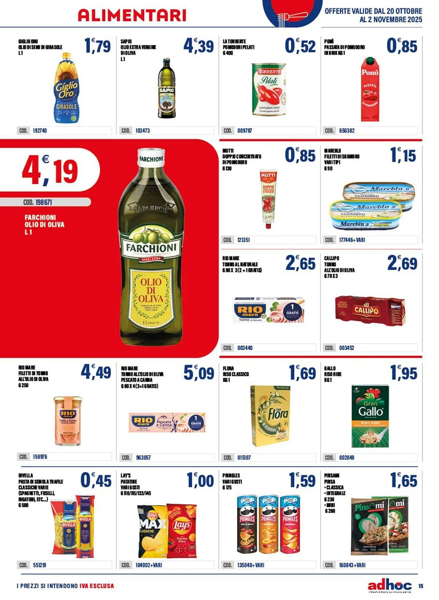 Volantino Adhoc da 20 ottobre a 2 novembre di 2025 - Pagina del volantino 15