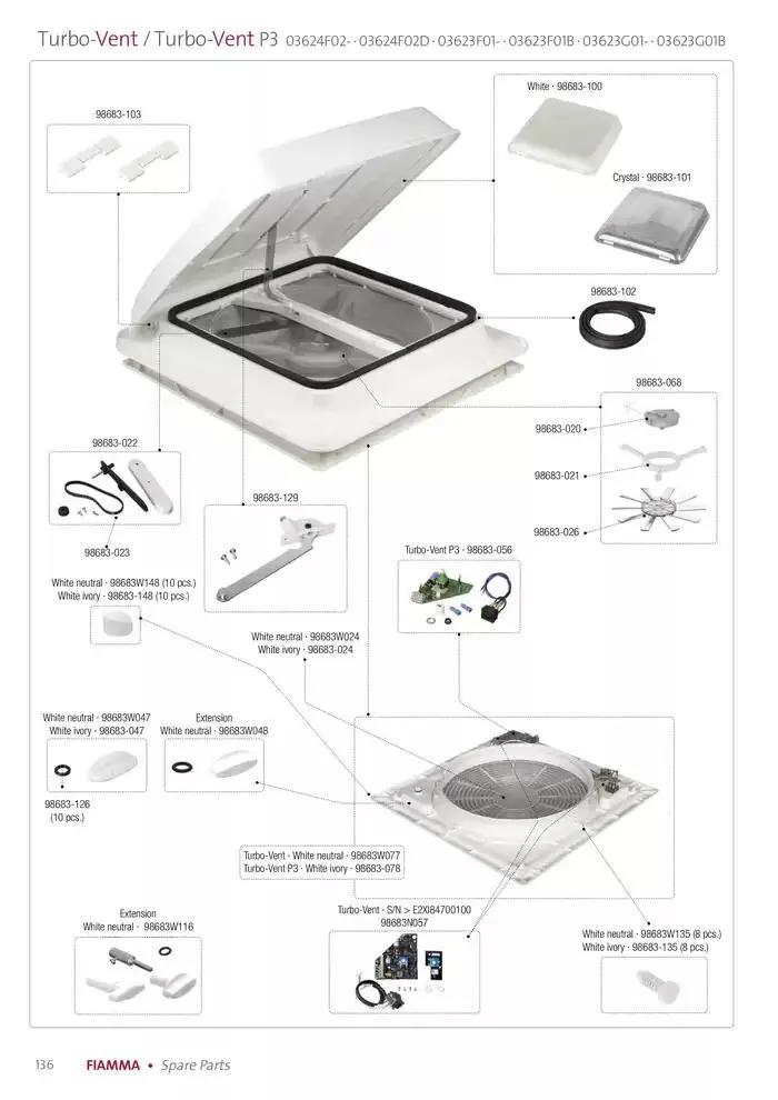 Spare parts catalogo 2025 da 14 gennaio a 31 dicembre di 2025 - Pagina del volantino 136