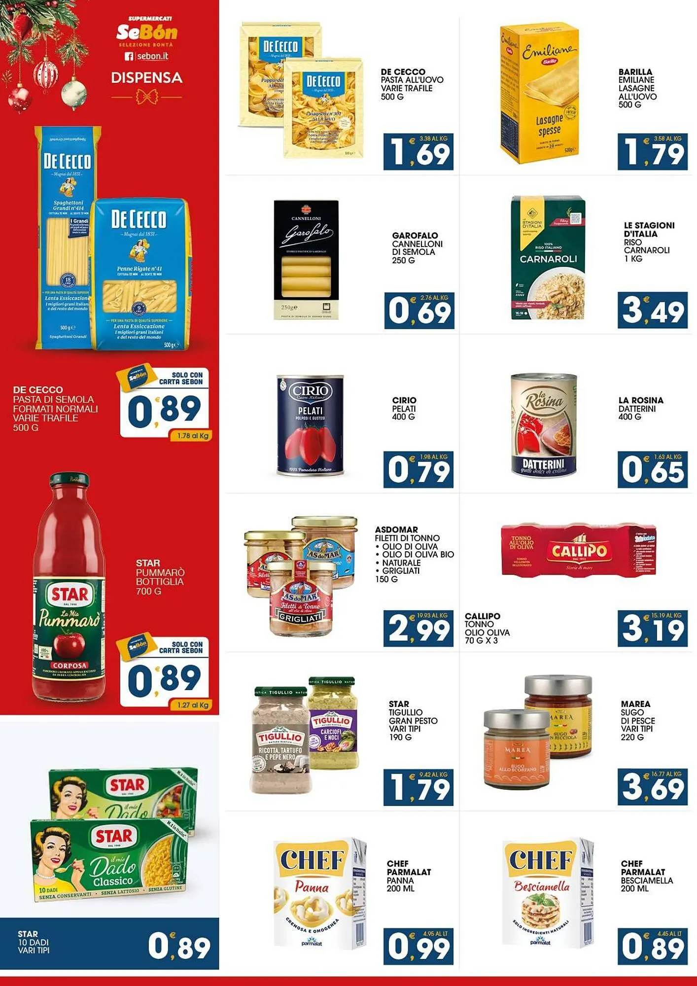 Volantino SeBón Supermercati da 15 dicembre a 26 dicembre di 2025 - Pagina del volantino 16