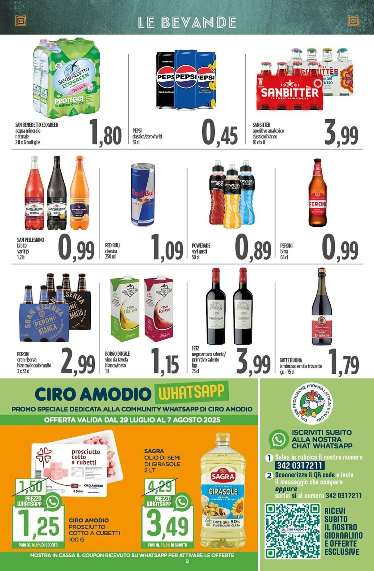 Volantino Ciro Amodio da 29 luglio a 7 agosto di 2025 - Pagina del volantino 12