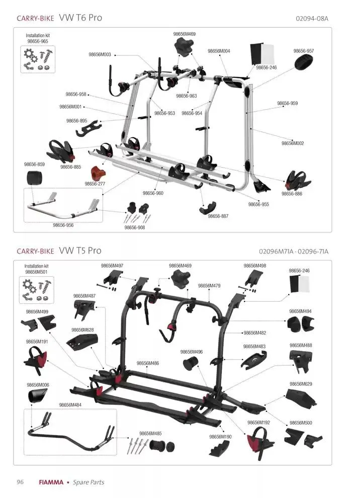 Spare parts catalogo 2025 da 14 gennaio a 31 dicembre di 2025 - Pagina del volantino 96