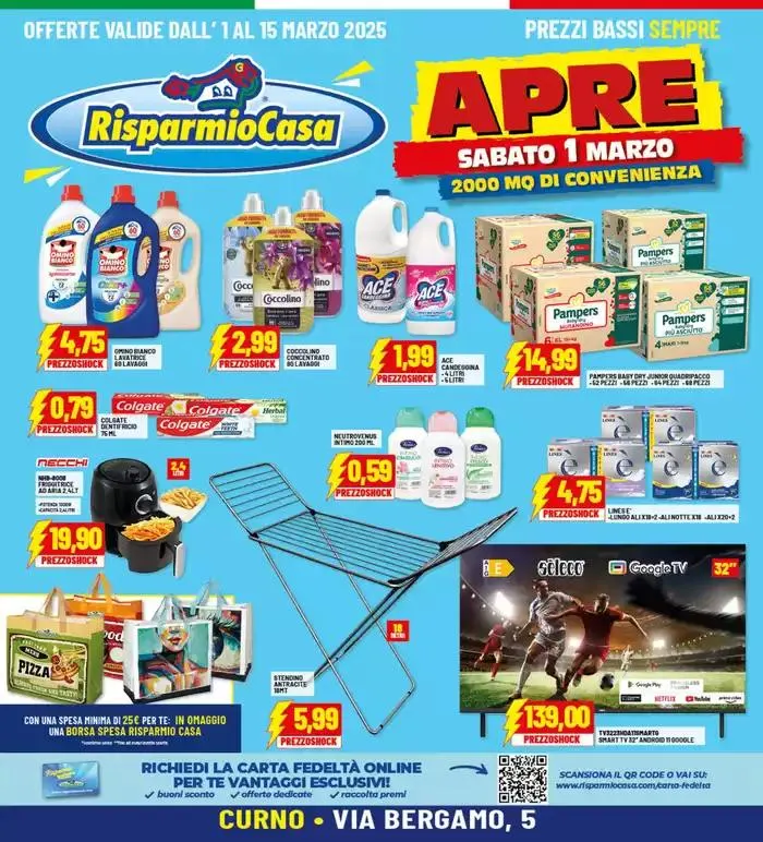 Nuova apertura Curno da 1 marzo a 15 marzo di 2025 - Pagina del volantino 1