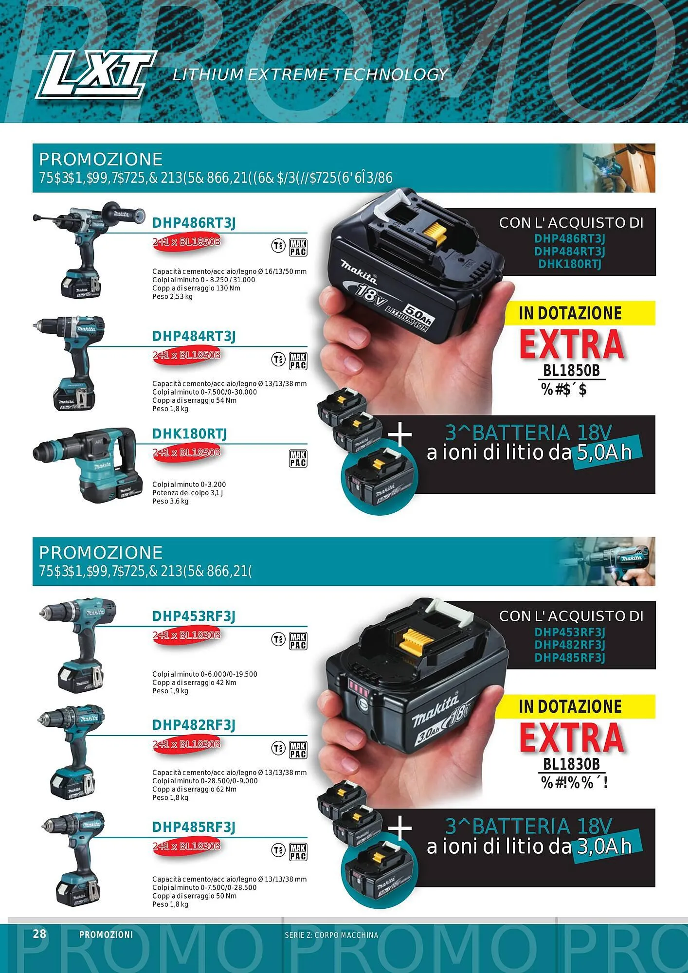 Volantino Makita da 1 ottobre a 31 marzo di 2024 - Pagina del volantino 30