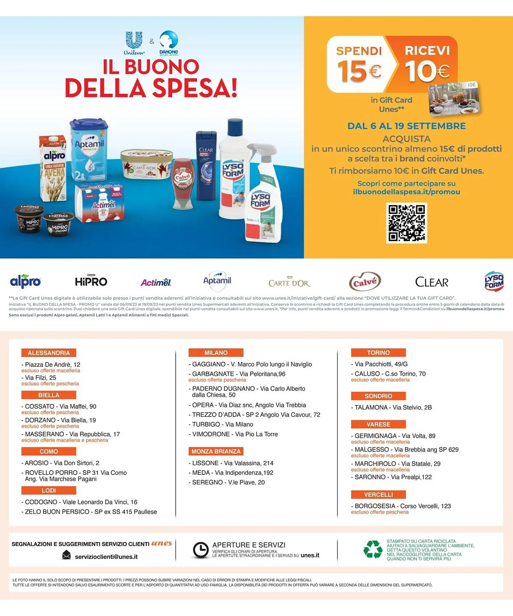 Volantino Unes da 6 settembre a 19 settembre di 2023 - Pagina del volantino 16