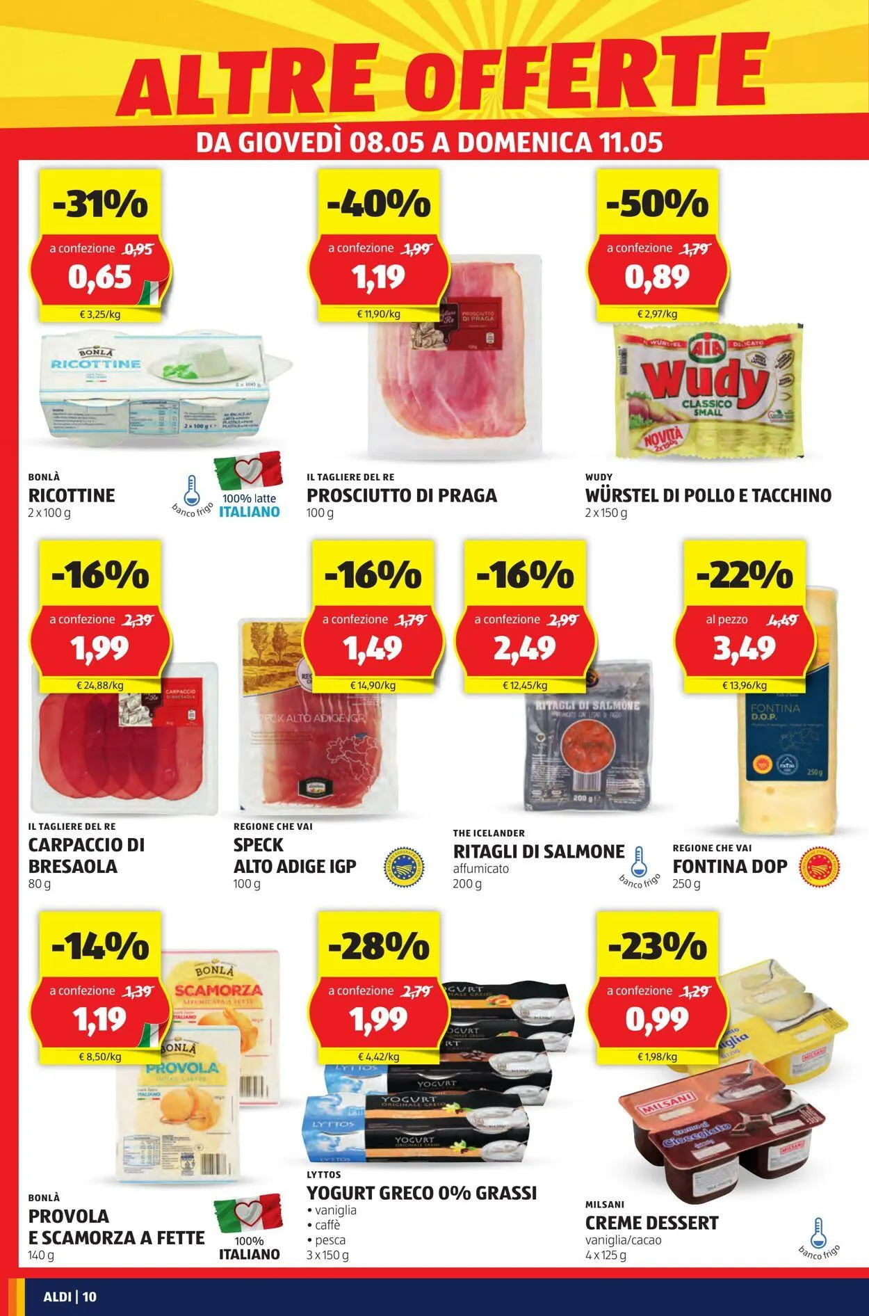 Aldi Volantino attuale da 4 maggio a 18 maggio di 2025 - Pagina del volantino 10