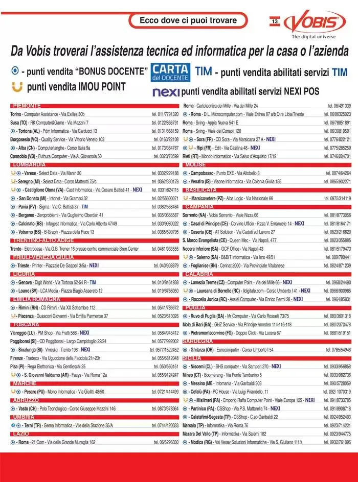 Miglior prezzo da 22 ottobre a 22 novembre di 2024 - Pagina del volantino 13