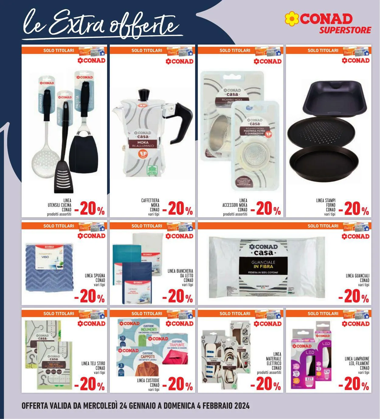 Conad - Superstore - Roma Volantino attuale da 24 gennaio a 4 febbraio di 2024 - Pagina del volantino 28