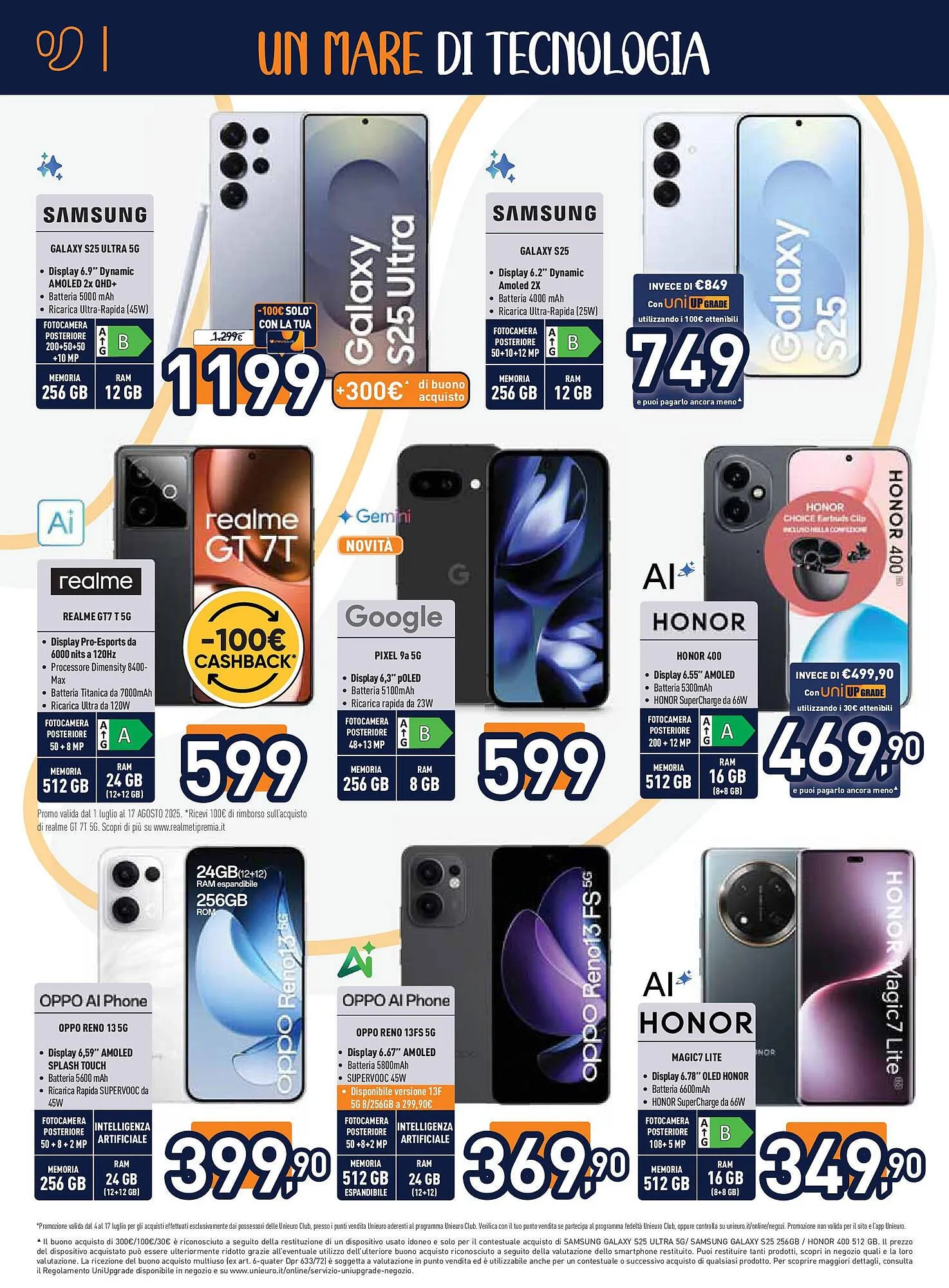 Volantino Unieuro da 3 luglio a 17 luglio di 2025 - Pagina del volantino 6