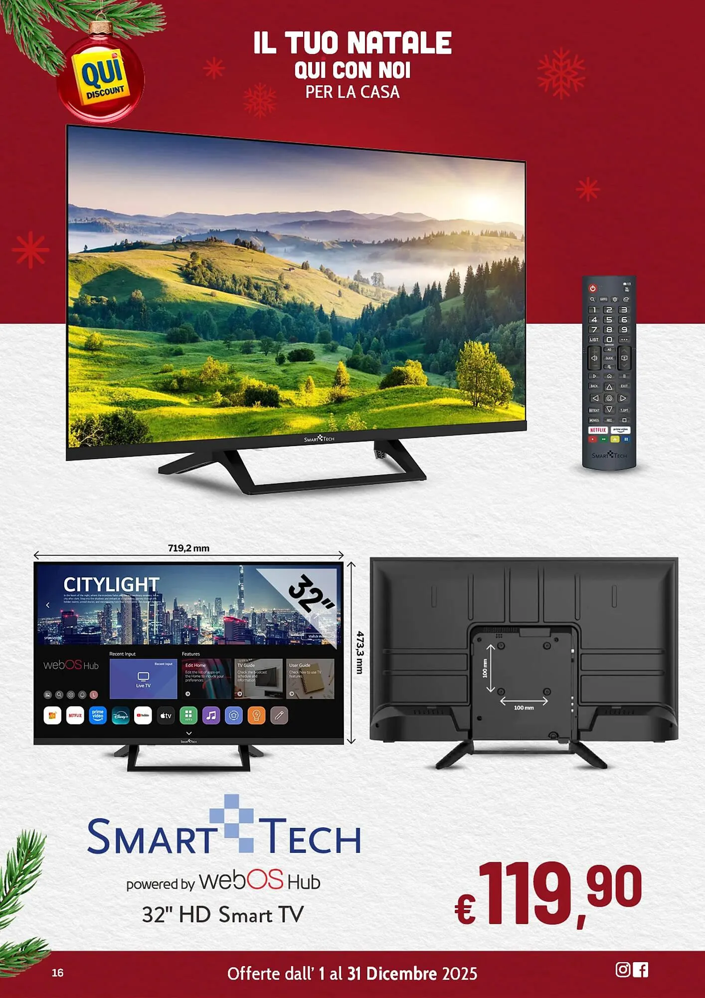 Volantino Qui Discount da 2 dicembre a 31 dicembre di 2025 - Pagina del volantino 16