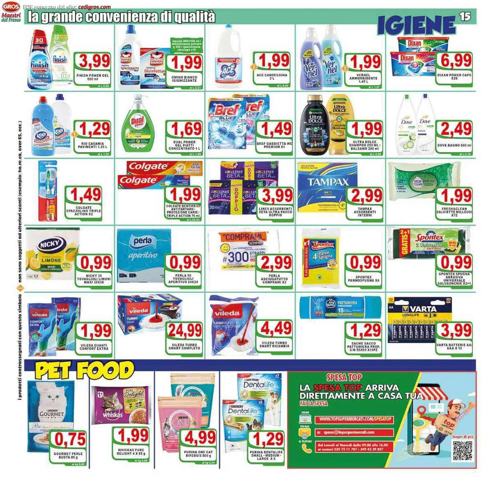 Volantino Top Supermercati da 30 giugno a 11 luglio di 2023 - Pagina del volantino 15