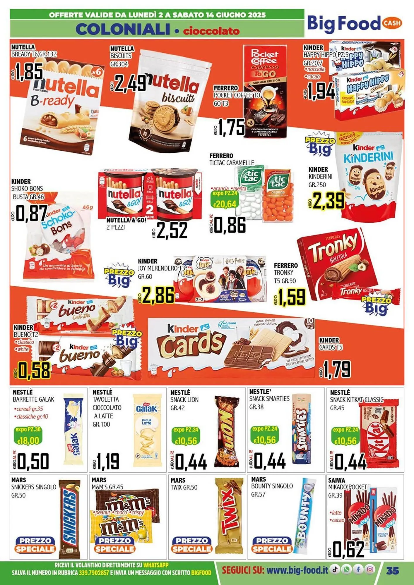 Volantino Big Food da 2 giugno a 14 giugno di 2025 - Pagina del volantino 35