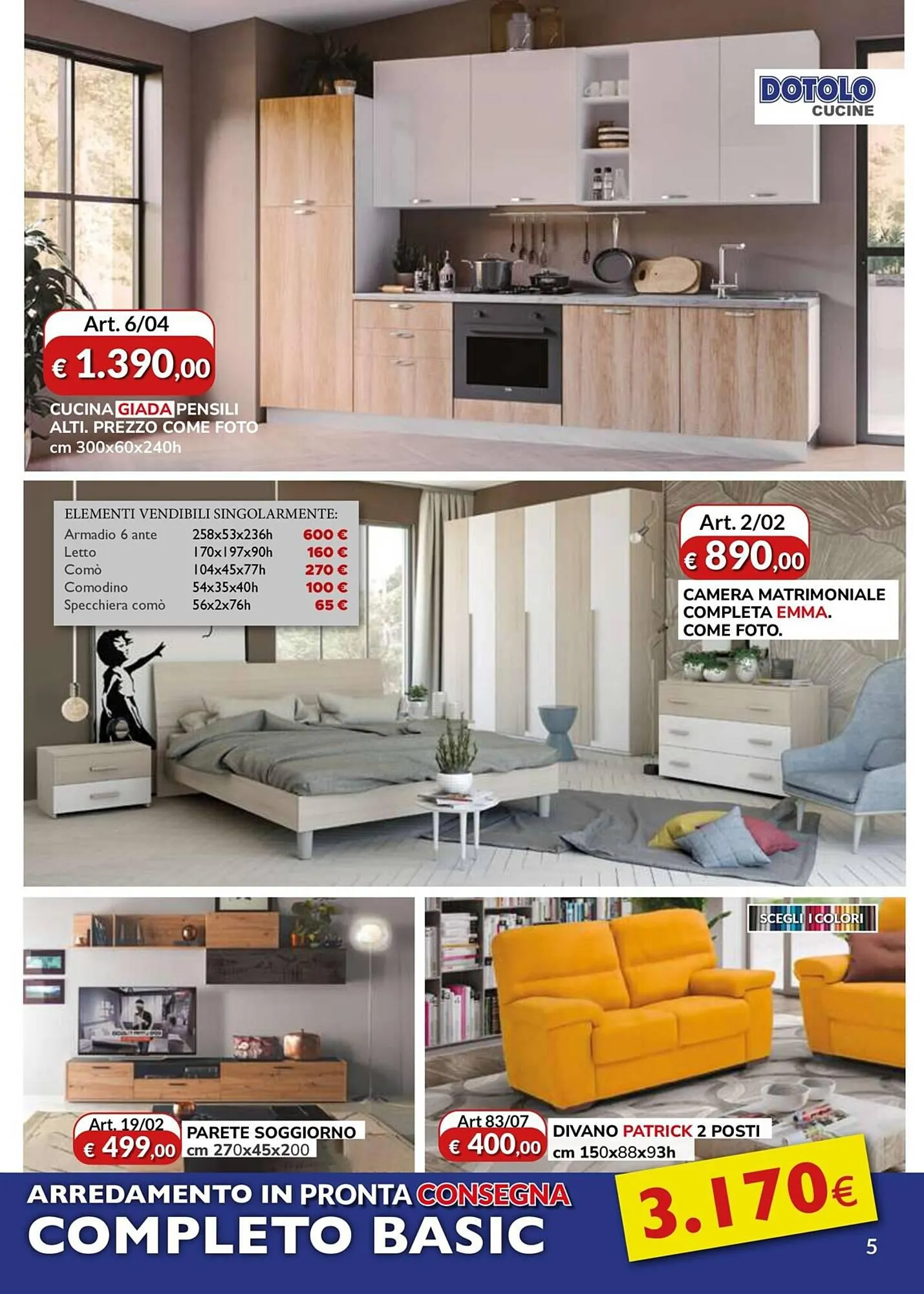 Volantino Dotolo Mobili da 12 luglio a 31 dicembre di 2024 - Pagina del volantino 5