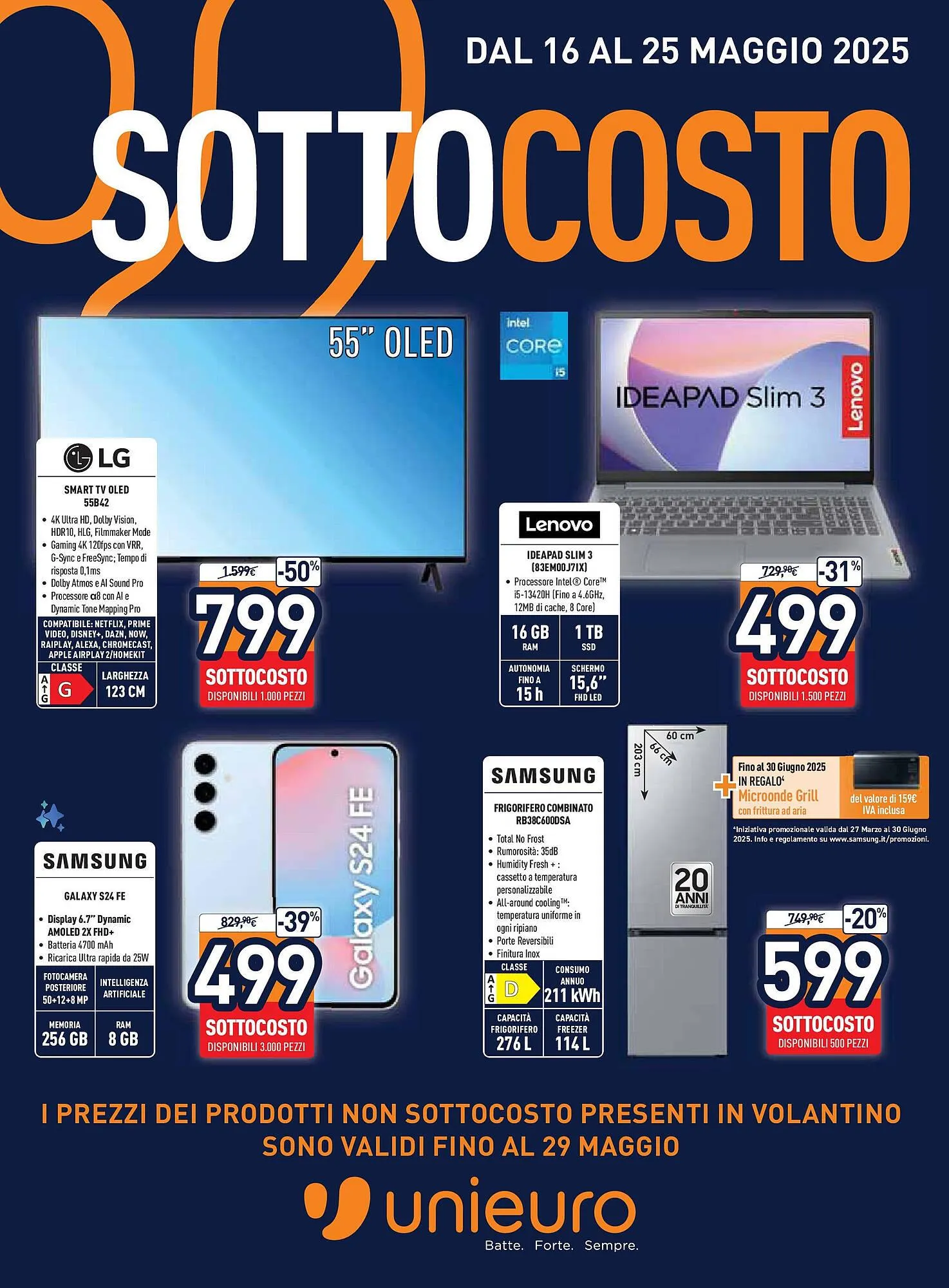 Volantino Unieuro da 15 maggio a 29 maggio di 2025 - Pagina del volantino 1