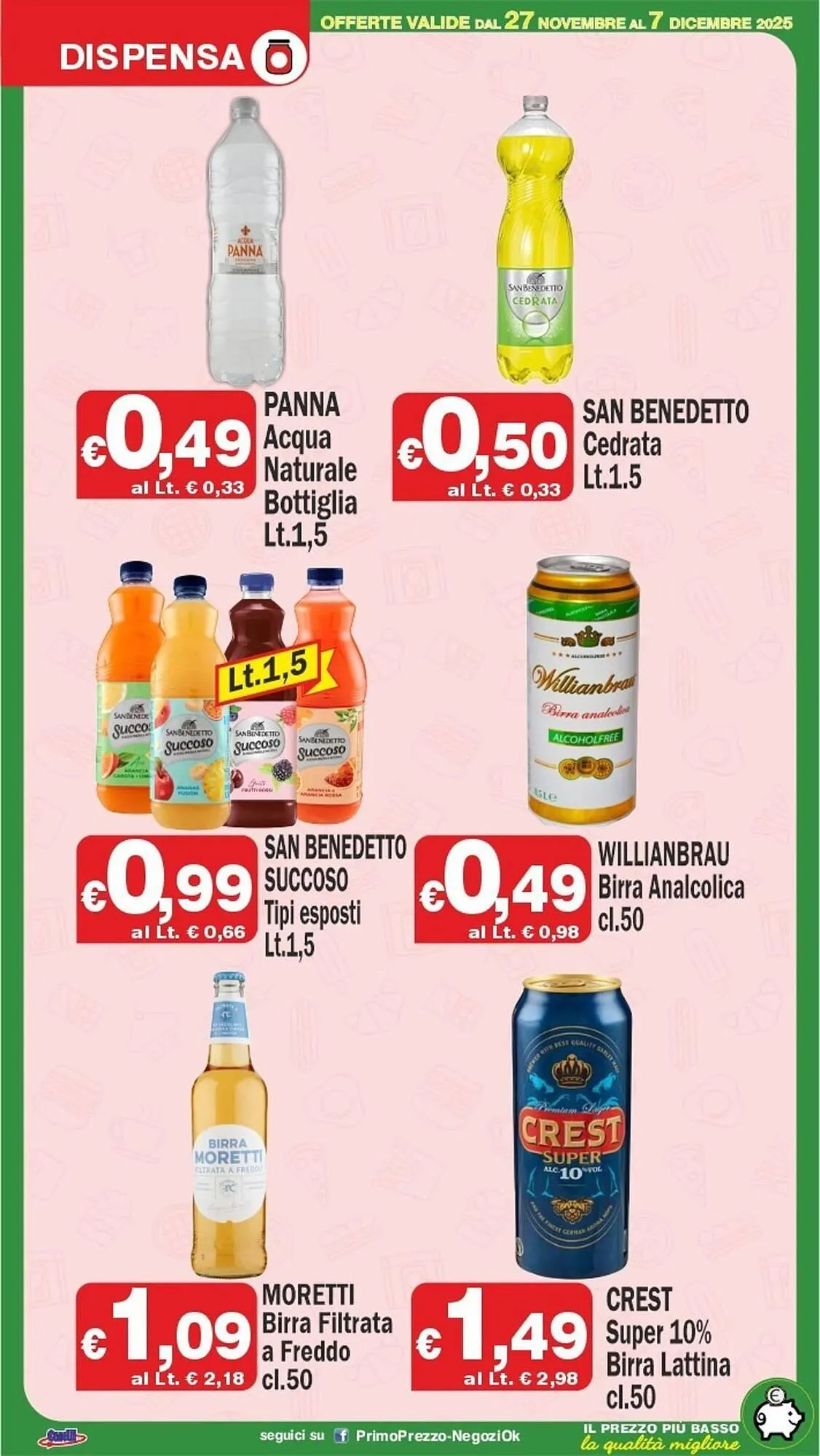 Volantino Primo Prezzo da 27 novembre a 7 dicembre di 2025 - Pagina del volantino 8