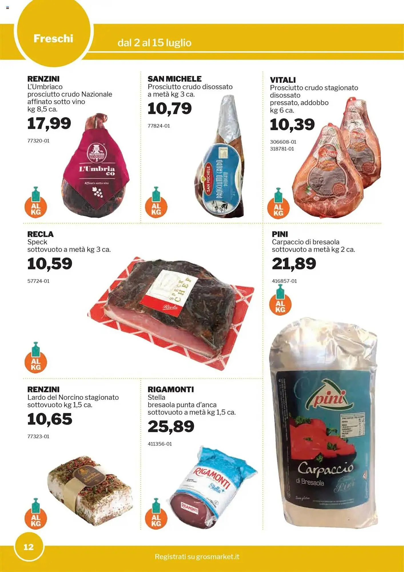 Volantino GrosMarket da 2 luglio a 15 luglio di 2025 - Pagina del volantino 12