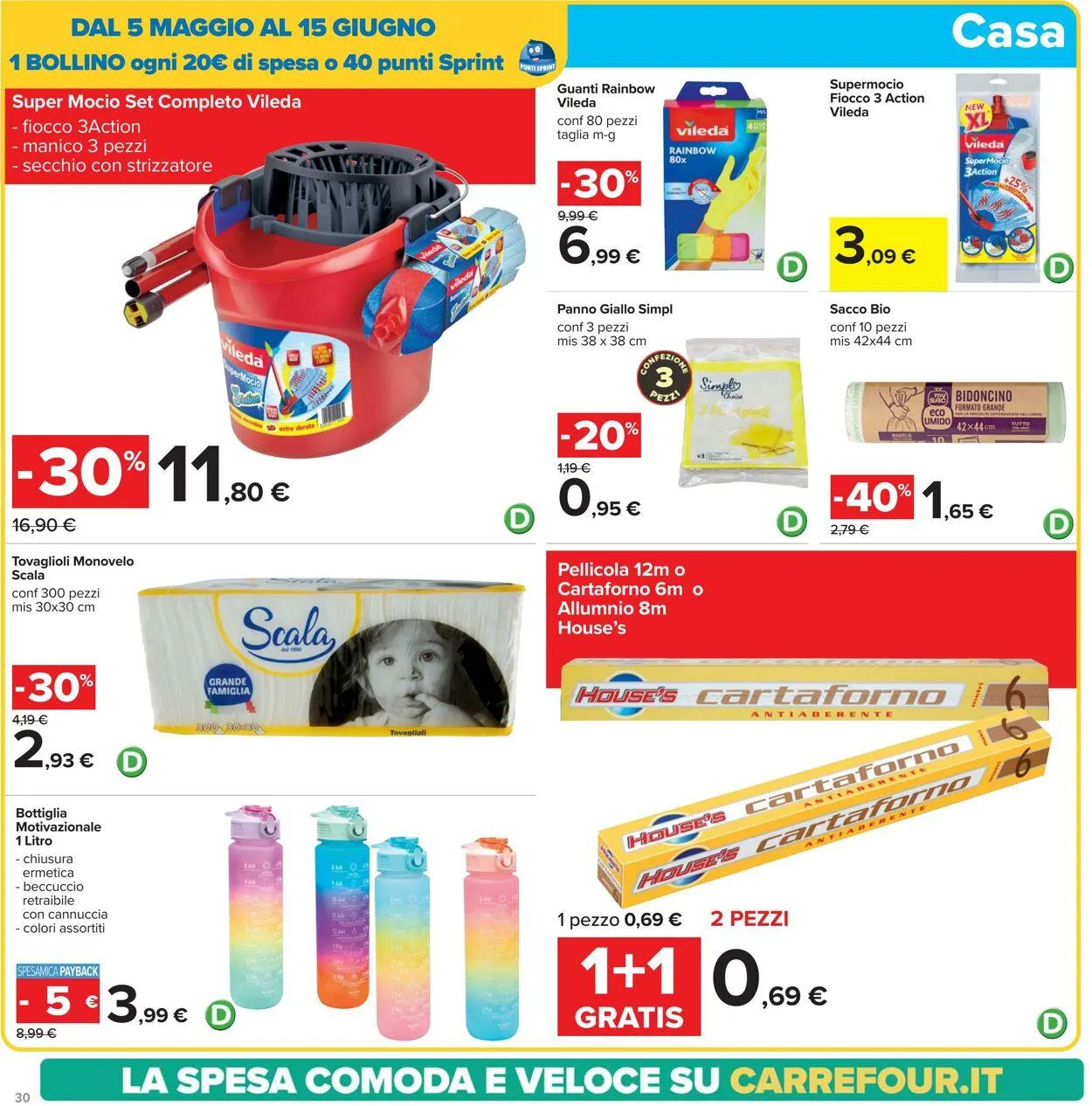 Carrefour Volantino attuale da 16 maggio a 28 maggio di 2025 - Pagina del volantino 30