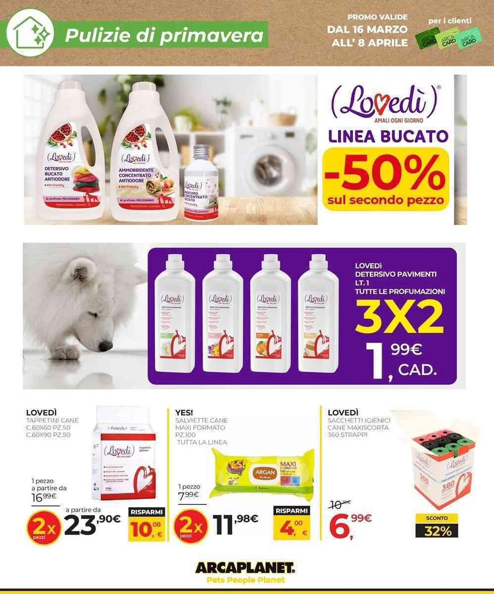 Volantino Arcaplanet da 16 marzo a 8 aprile di 2026 - Pagina del volantino 26