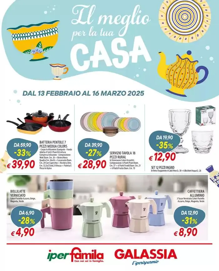 Il meglio per la tua casa da 13 febbraio a 16 marzo di 2025 - Pagina del volantino 1