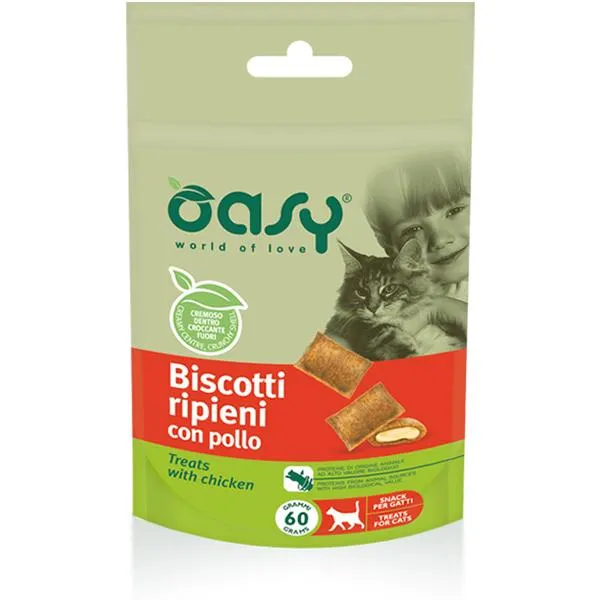 Oasy - Biscotti Ripieni con Pollo