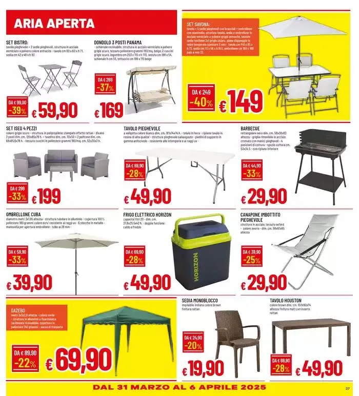 BUONO SPESA 20% + GRANDI MARCHE SCONTO FINO 50% da 26 marzo a 6 aprile di 2025 - Pagina del volantino 27