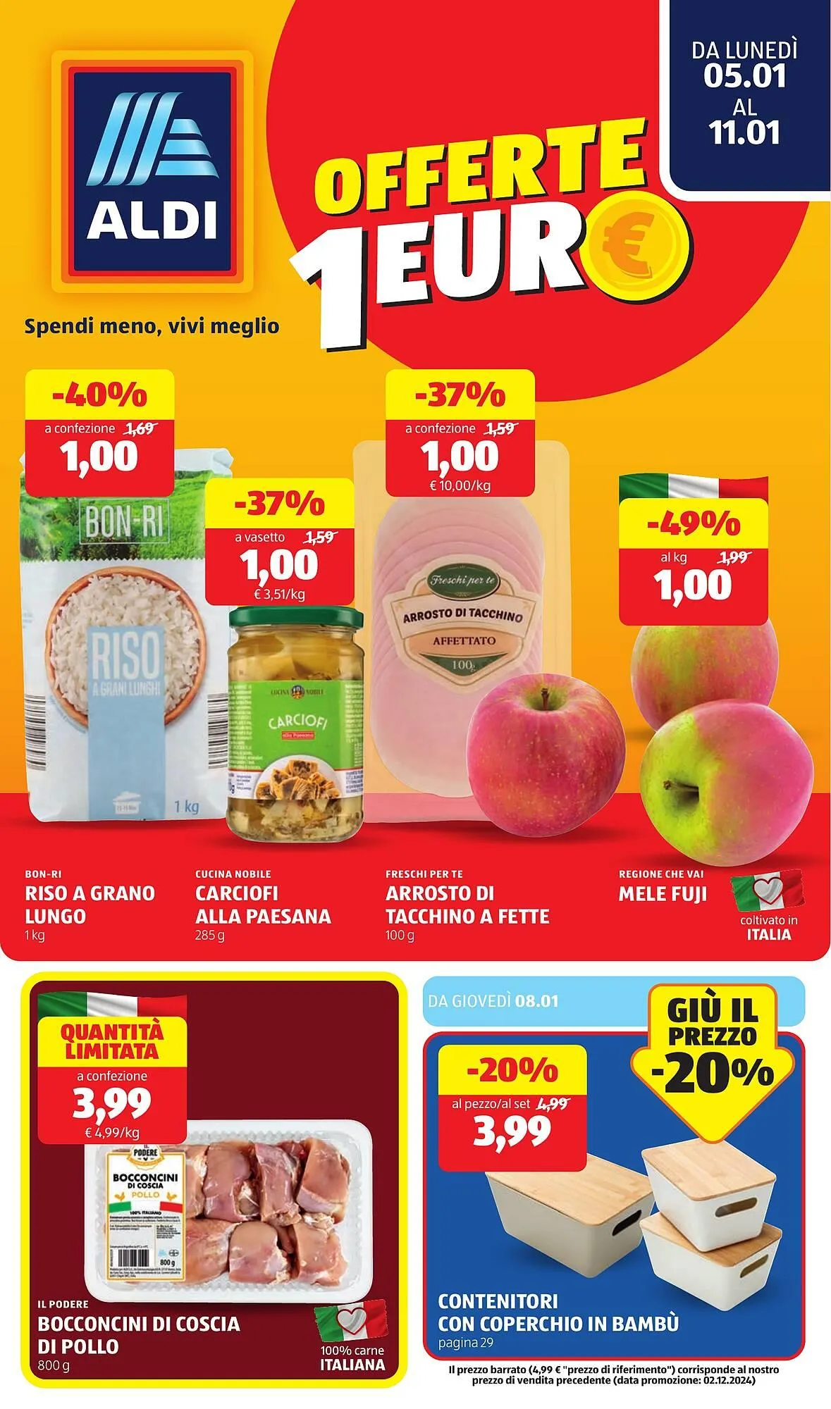 Volantino ALDI da 5 gennaio a 11 gennaio di 2026 - Pagina del volantino 1