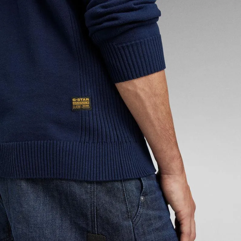 Classic Sport Mock Knitted Sweater