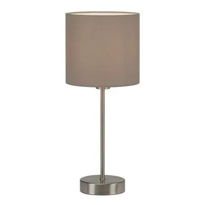 Lampada da tavolo Fabric H 38,5 cm marrone
