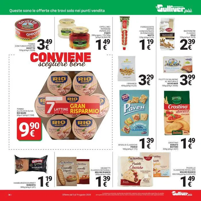 Promo show da 9 agosto a 19 agosto di 2024 - Pagina del volantino 32