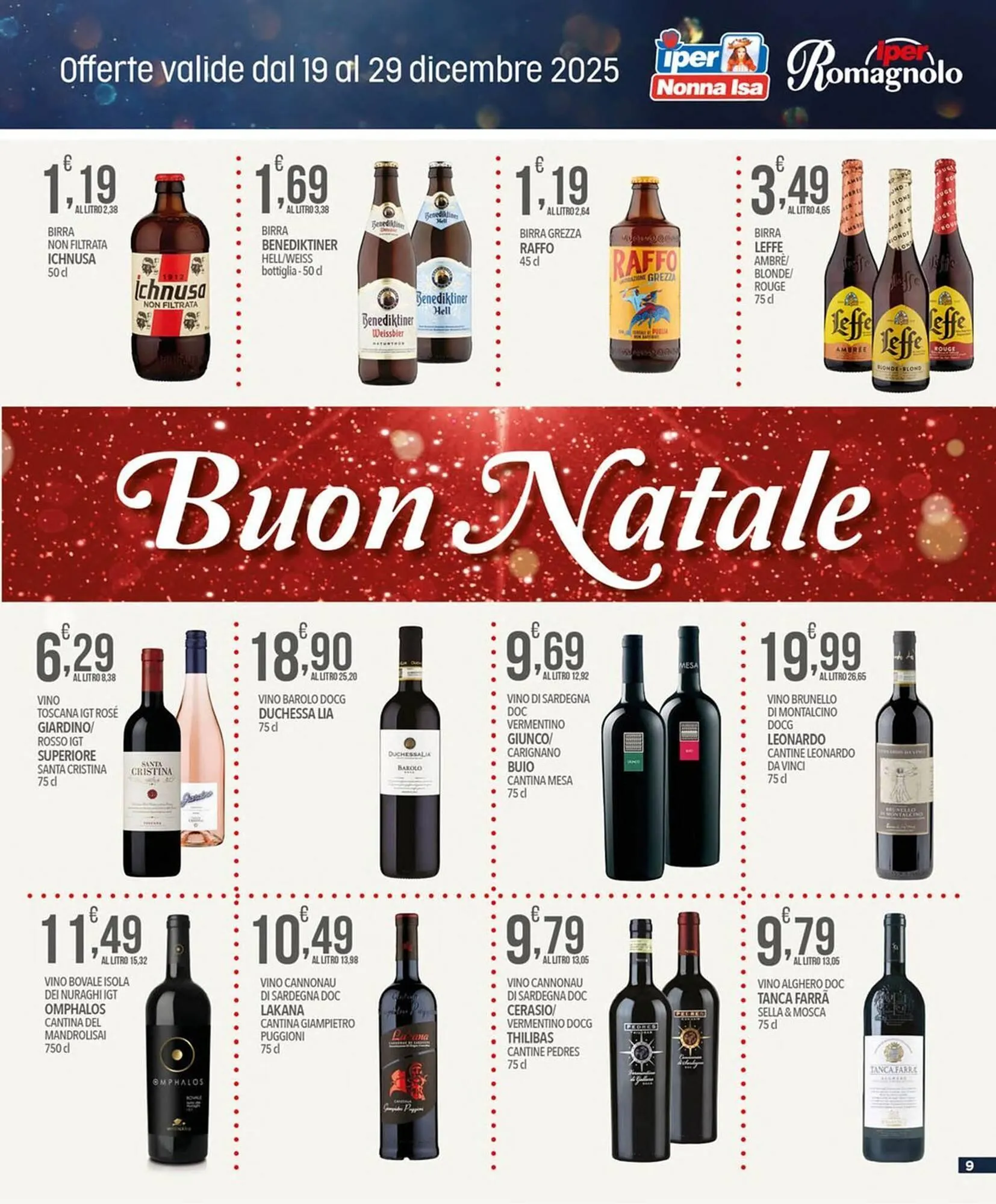 Volantino Iper Romagnolo da 19 dicembre a 29 dicembre di 2025 - Pagina del volantino 9