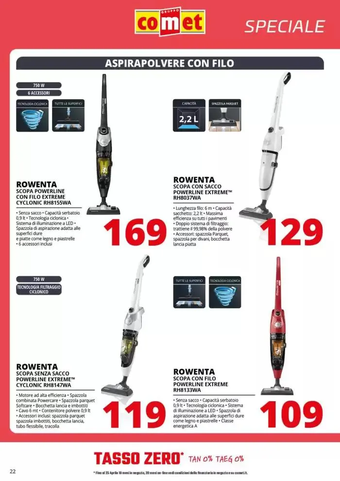 Speciale Piccoli Elettrodomestici! da 17 aprile a 7 maggio di 2025 - Pagina del volantino 22