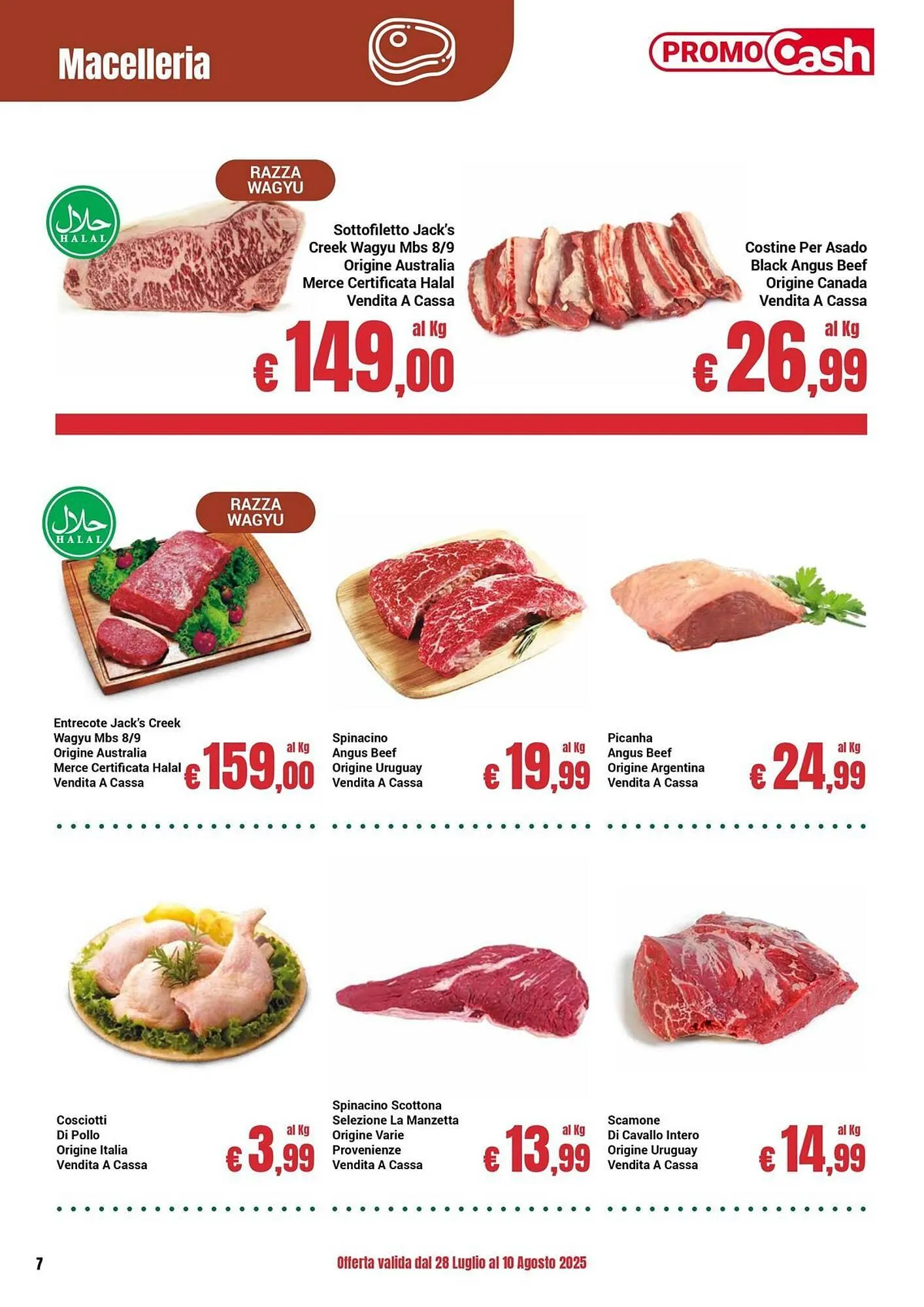 Volantino Centro Cash da 28 luglio a 10 agosto di 2025 - Pagina del volantino 7