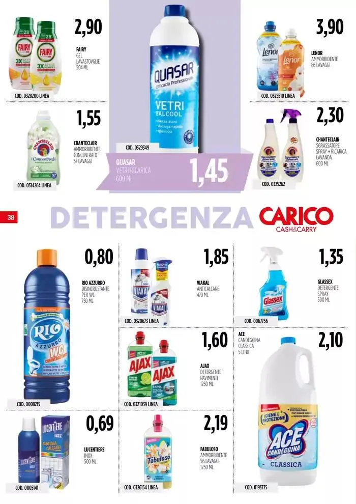 Offerte Carico Cash & Carry  da 24 ottobre a 6 novembre di 2024 - Pagina del volantino 38