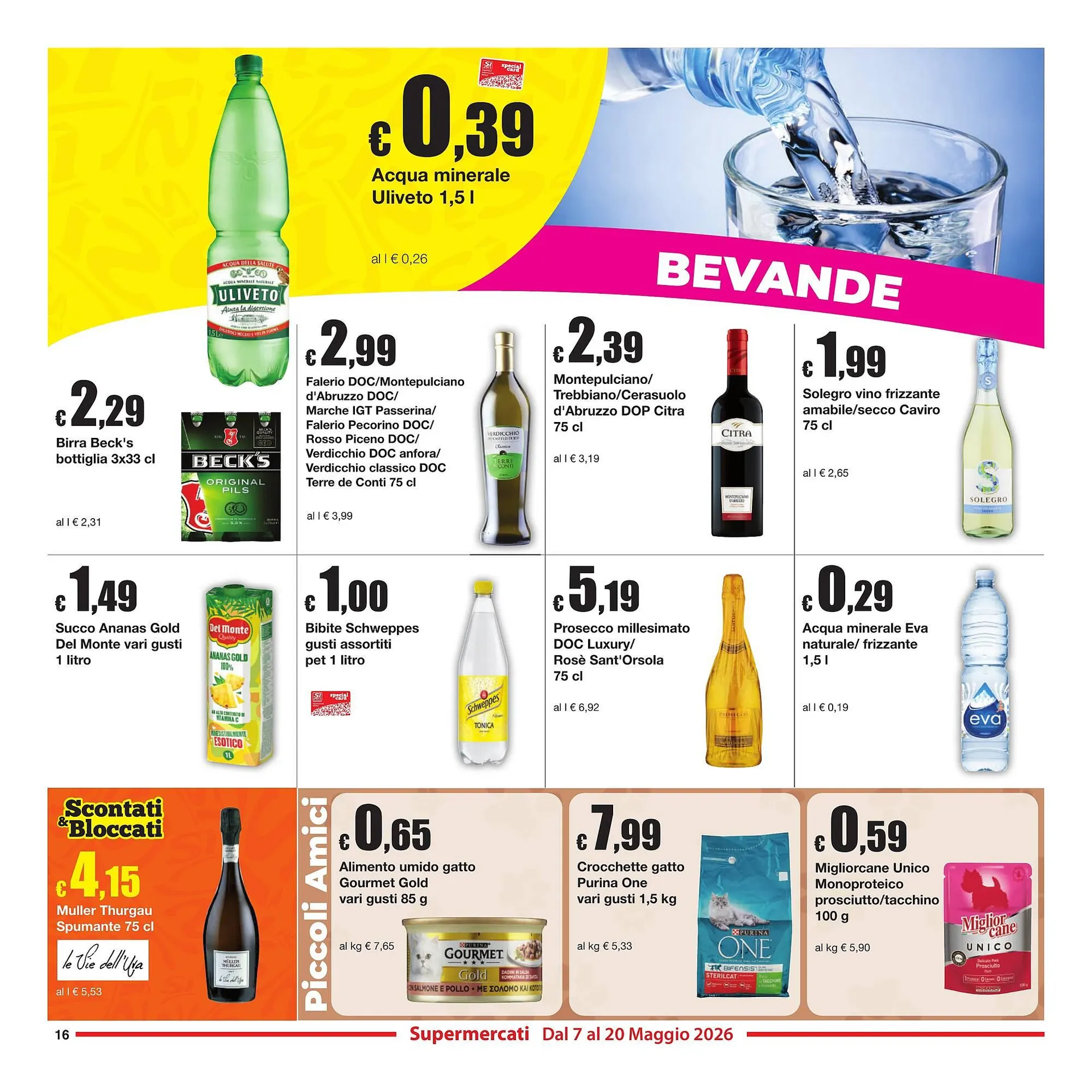 Volantino Sì con te da 7 maggio a 20 maggio di 2026 - Pagina del volantino 16