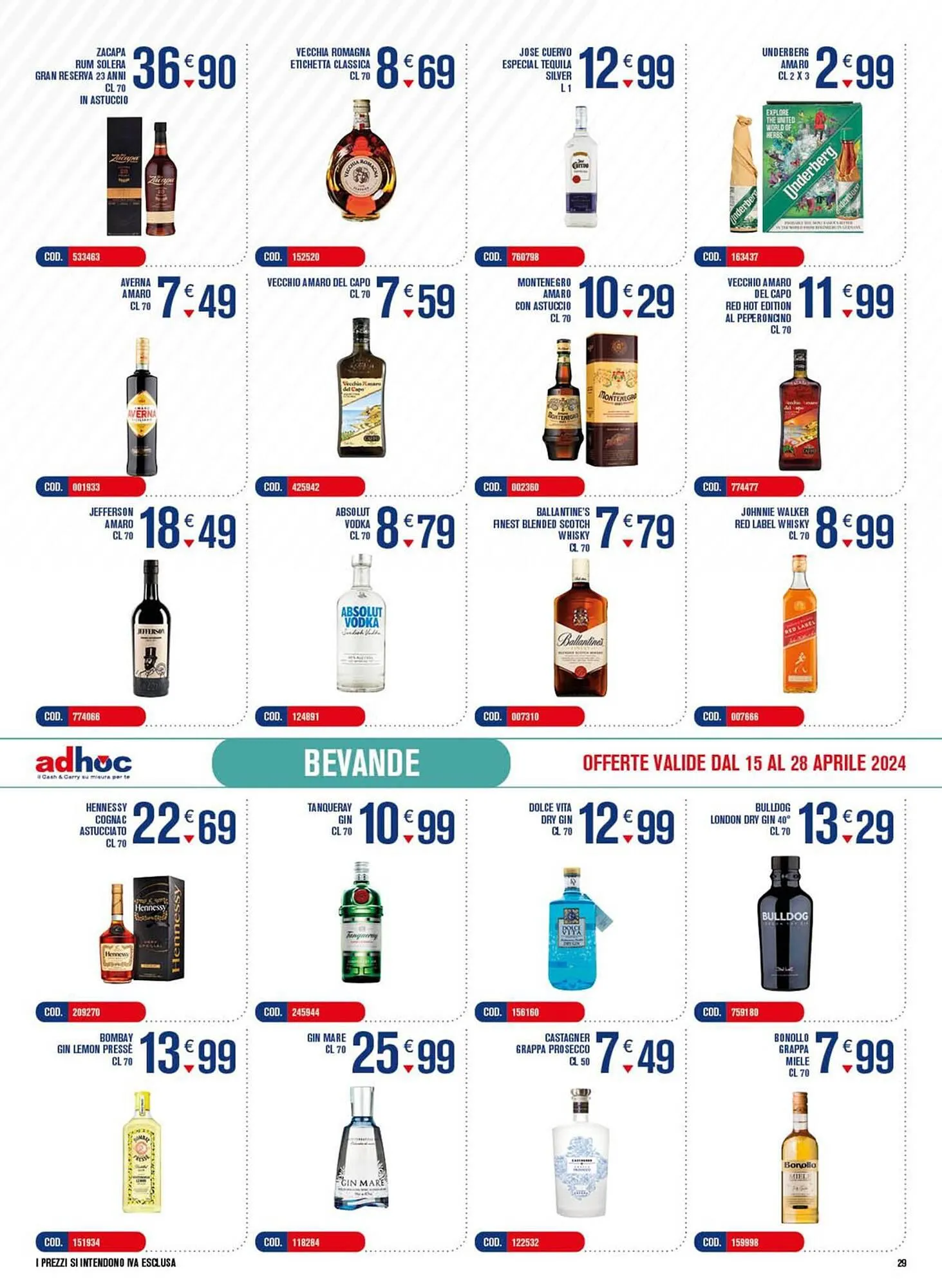 Volantino Adhoc da 15 aprile a 28 aprile di 2024 - Pagina del volantino 29