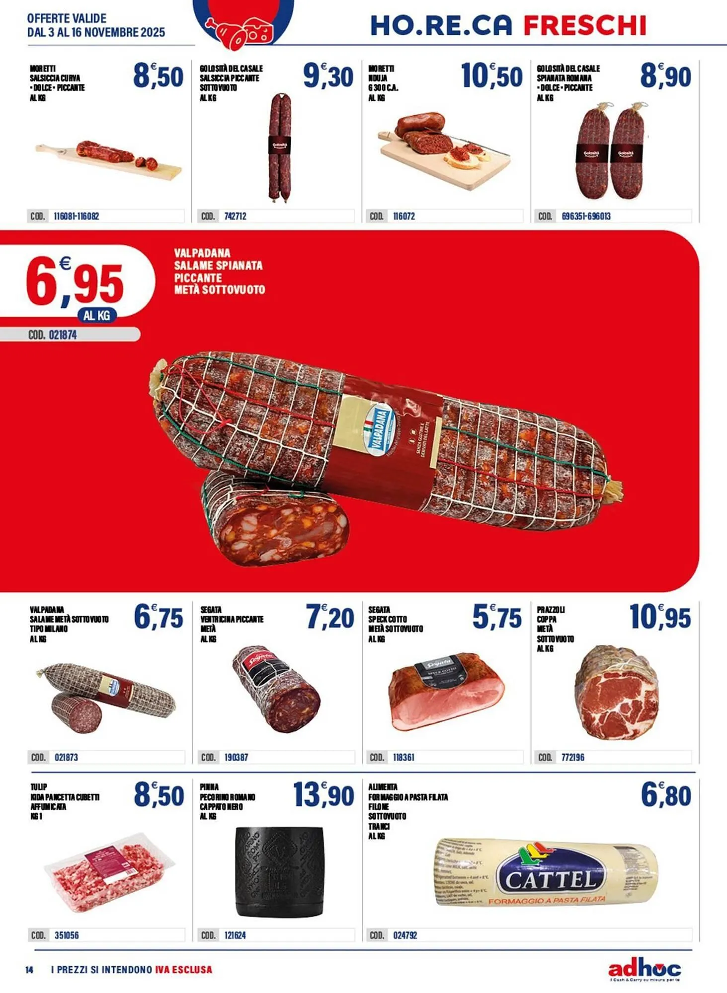 Volantino Adhoc da 3 novembre a 16 novembre di 2025 - Pagina del volantino 14