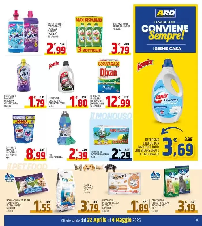 Moltiplica il risparmio da 22 aprile a 5 maggio di 2025 - Pagina del volantino 13