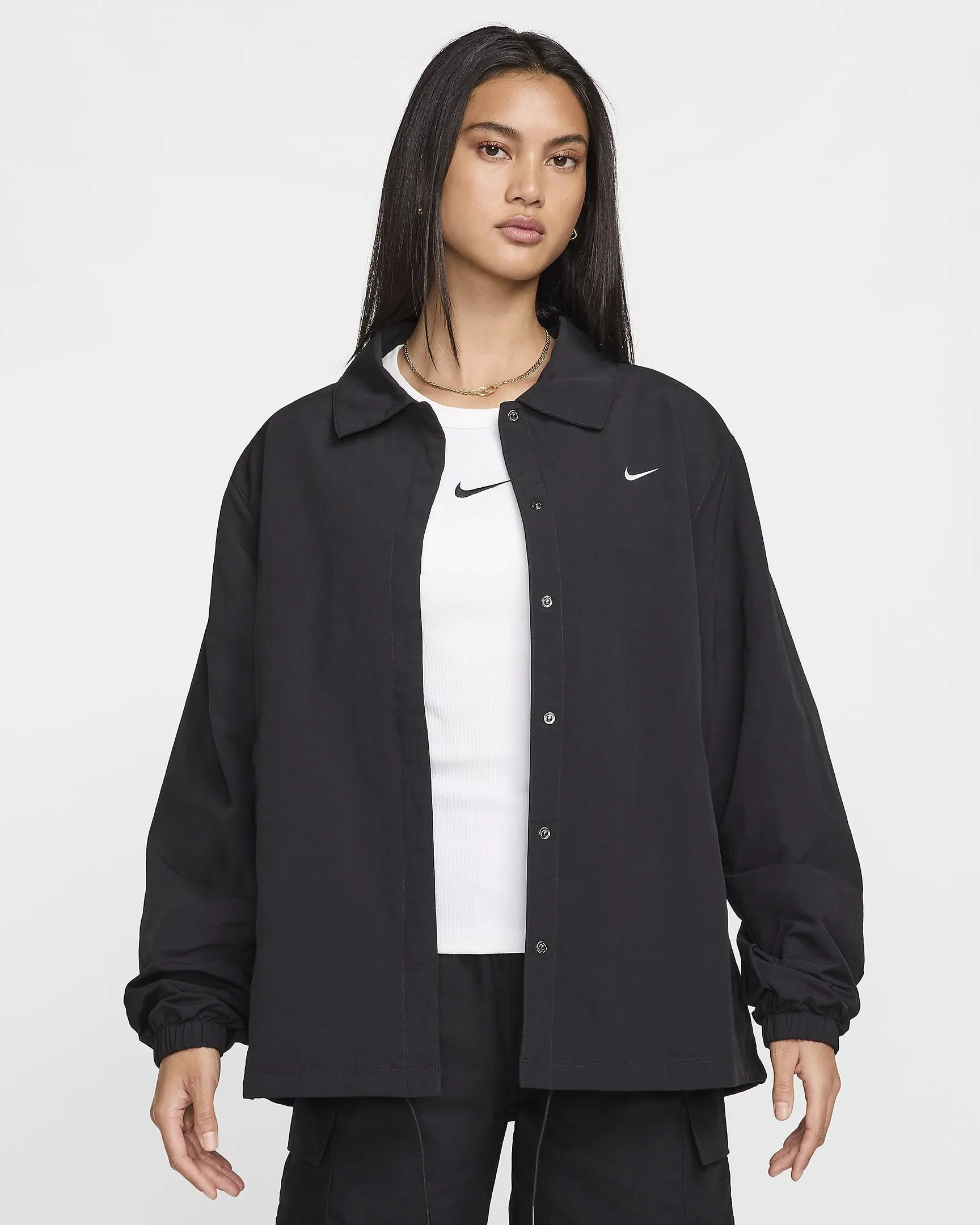 Women's Oversized UV Woven Coaches' Jacket