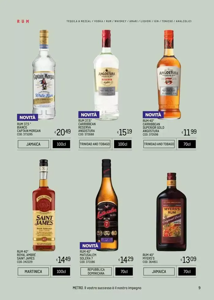 METRO SPIRITS ESTATE 2025 da 9 maggio a 27 agosto di 2025 - Pagina del volantino 9