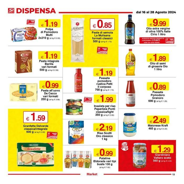 Fresca convenienza da 16 agosto a 28 agosto di 2024 - Pagina del volantino 13
