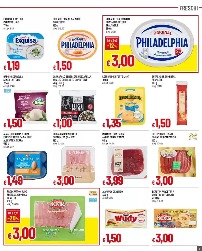 TANTI PRODOTTI DA 0,50 A 3,00€ da 9 gennaio a 22 gennaio di 2025 - Pagina del volantino 9