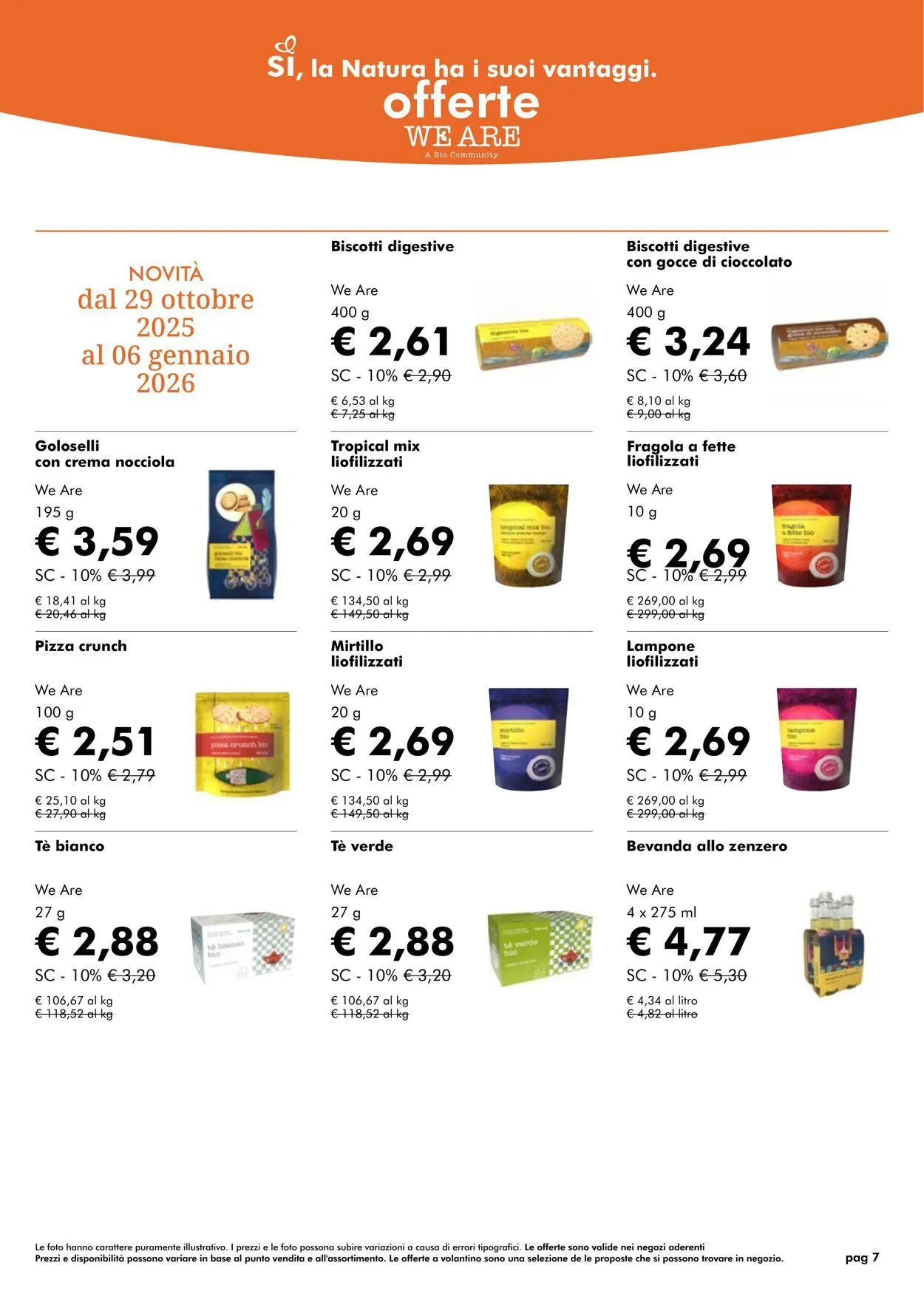 Natura Sì Volantino attuale da 1 dicembre a 1 gennaio di 2026 - Pagina del volantino 7