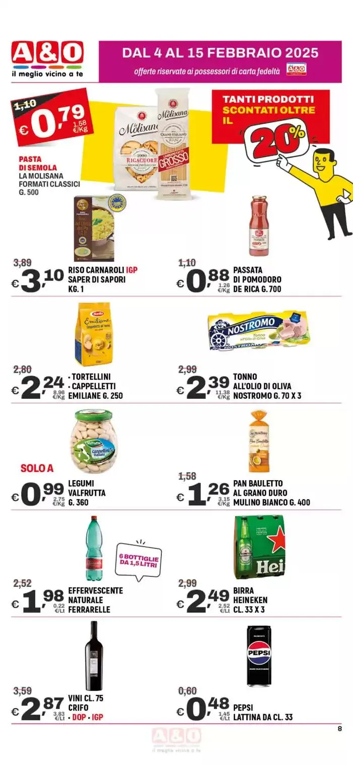La qualità conveniente da 4 febbraio a 15 febbraio di 2025 - Pagina del volantino 8